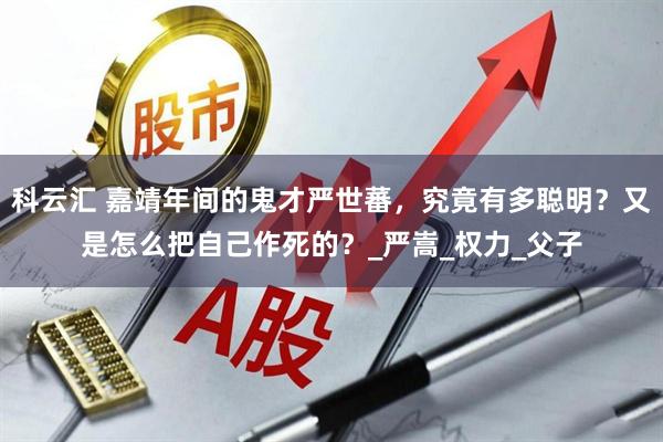 科云汇 嘉靖年间的鬼才严世蕃,究竟有多聪明?又是怎么把自己作死的?_严嵩_权力_父子