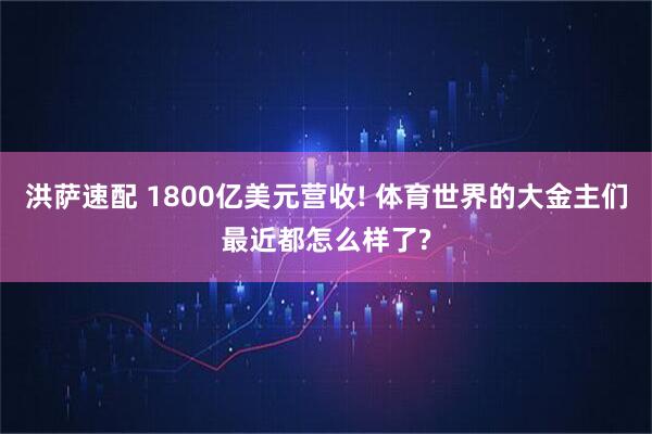 洪萨速配 1800亿美元营收! 体育世界的大金主们最近都怎么样了?